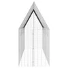 Vištų narvas 2 pcs Sidabro 600 x 100 x 210 cm Cinkuota plienas