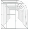 Vištų narvas prie sienos Sidabrinė 600 x 150 x 215 cm