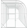 Vištų narvas prie sienos Sidabrinė 600 x 150 x 215 cm