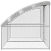 Vištų narvas 2 pcs Sidabro 400 x 200 x 200 cm Plienas ir PE