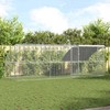 Vištų narvas 3 pcs Sidabro 600 x 200 x 200 cm Plienas ir PE