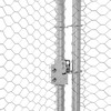 Vištų narvas 3 pcs Sidabro 600 x 200 x 200 cm Plienas ir PE