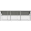 Vištų narvas 3 pcs Sidabro 600 x 200 x 200 cm Cinkuota plienas
