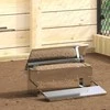 Vištų treadle šėrykla Sidabro 48,5 x 39,5 x 19 cm