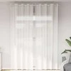Voile užuolaidos su įvorėmis, 2vnt., baltos spalvos