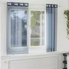 Voile užuolaidos su įvorėmis, 2vnt., karališka mėlyna