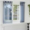 Voile užuolaidos su įvorėmis, 2vnt., karališka mėlyna