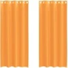 Voile užuolaidos su įvorėmis, 2vnt., oranžinis, 140x225cm