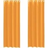 Voile užuolaidos su įvorėmis, 2vnt., oranžinis, 140x260cm
