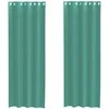 Voile užuolaidos su įvorėmis, 2vnt., turkio spalvos