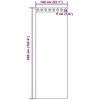 Voile užuolaidos su įvorėmis, 2vnt., violetinės sp., 140x260cm