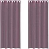 Voile užuolaidos su įvorėmis, 2vnt., violetinės sp., 140x245cm