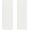 Voile užuolaidos su kilpomis, 2vnt., baltos spalvos, 140x260cm