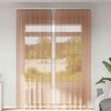 Voile užuolaidos su kilpomis, 2vnt., terakota sp., 140x260cm