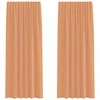 Voile užuolaidos su kilpomis, 2vnt., terakota sp., 140x245cm