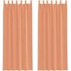 Voile užuolaidos su kilpomis, 2vnt., terakota sp., 140x260cm