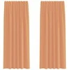 Voile užuolaidos su kilpomis, 2vnt., terakota sp., 140x225cm
