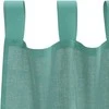 Voile užuolaidos su strypų kišenėmis, 2vnt., turkio spalvos