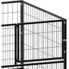 Gyvūnų narvas be durų Juoda 300 x 100 x 70 cm Plienas