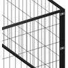 Voljeras šunims, juodos spalvos, 70m², plienas