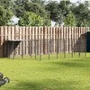 Voljeras šunims, juodos spalvos, 8,47 m², plienas