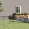 Voljeras šunims, sidabrinės spalvos, 25m², plienas
