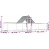 Voljeras viščiukams, 6x2x2m, galvanizuotas plienas