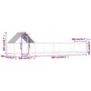 Voljeras viščiukams, 8x2x2m, galvanizuotas plienas