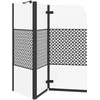 Vonia Apsauga Geometrinis Juoda 120 x 67 x 129 cm