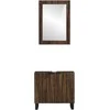 Vonios spintos komplektas 2 pcs Lazdynų rudas