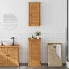 Vonios baldų rinkinys su lentyna VIGO 2 pcs Ruda ir medaus ruda