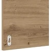 Vonios baldų rinkinys 3 pcs Juodas ąžuolas Apdirbta mediena