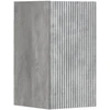 Vonios baldų rinkinys 3 vnt. Betono pilka 33 x 34,5 x 160 cm