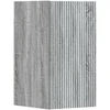 Vonios baldų rinkinys 3 vnt. Pilka Sonoma 33 x 34,5 x 160 cm
