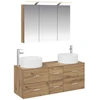 Vonios baldų rinkinys 4 pcs Artisano ąžuolo