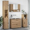 Vonios baldų rinkinys su stalčių 4 pcs Amatininkų ąžuolas