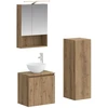 Vonios baldų rinkinys 4 pcs Artisano ąžuolo