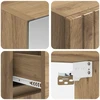 Vonios baldų rinkinys 4 pcs Artisano ąžuolo