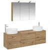 Vonios baldų rinkinys 4 pcs Artisano ąžuolo