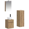 Vonios baldų rinkinys 4 pcs Artisano ąžuolo