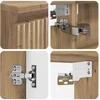 Vonios baldų rinkinys 4 pcs Artisano ąžuolo