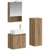 Vonios baldų rinkinys 4 pcs Artisano ąžuolo