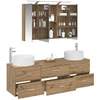 Vonios baldų rinkinys 4 pcs Artisano ąžuolo