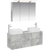 Vonios baldų rinkinys 4 pcs Betono pilka