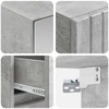 Vonios baldų rinkinys 4 pcs Betono pilka
