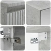 Vonios baldų rinkinys 4 pcs Betono pilka