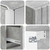 Vonios baldų rinkinys 4 pcs Betono pilka