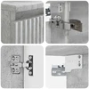 Vonios baldų rinkinys 4 pcs Betono pilka