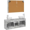 Vonios baldų rinkinys 4 pcs Betono pilka