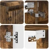 Vonios baldų rinkinys 4 pcs Dūminio ąžuolo